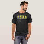 Bkk Bangkok Thailand Airport Code T-shirt (Voorkant volledig)