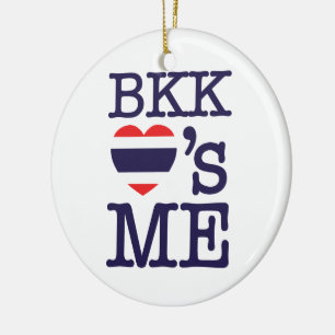 BKK LOVE'S ME KERAMISCH ORNAMENT