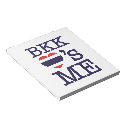 BKK LOVE'S ME NOTITIEBLOK (Schuin)