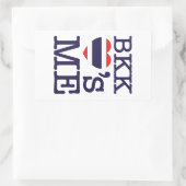 BKK LOVE'S ME RECHTHOEKIGE STICKER (Tas)
