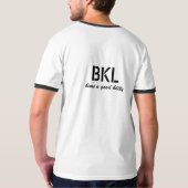 BKL stencil terug T-shirt (Achterkant)