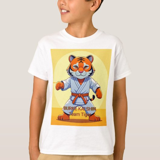 BKSMA CHILDRENS T SHIRT TEAM TIGER (Voorkant)