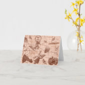 Bl; Butterflies Kaart (Gele Bloem)