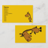 BL- Funny Horse Visitekaartjes (Voorkant / Achterkant)