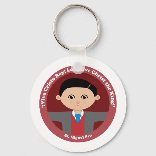 Bl. Miguel Pro Sleutelhanger (Voorkant)