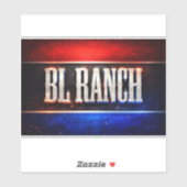 BL Ranch Sticker (Vel)