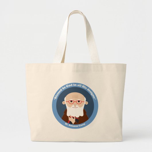 Bl. Solanus Casey Grote Tote Bag (Voorkant)