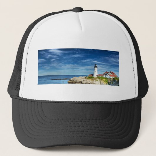 BLA01 vuurtoren 1.tif Trucker Pet (Voorkant)