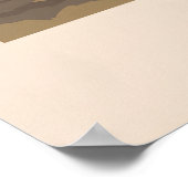 Bla Bheinn Munros van Schotland Reisposter Poster (Hoek)