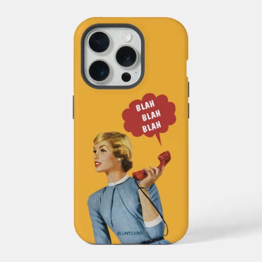 Bla Bla Bla iPhone Hoesje (Achterkant)