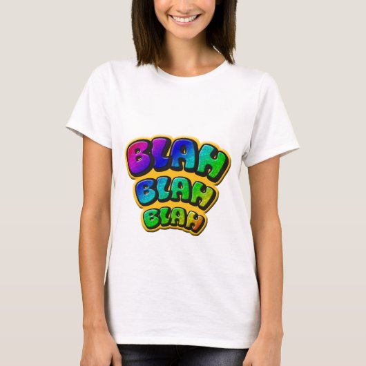 bla bla bla t-shirt (Voorkant)