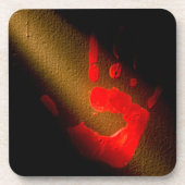 Blaarhanddruk Bier Onderzetter (Voorkant)