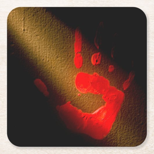 Blaarhanddruk Kartonnen Onderzetters (Voorkant)