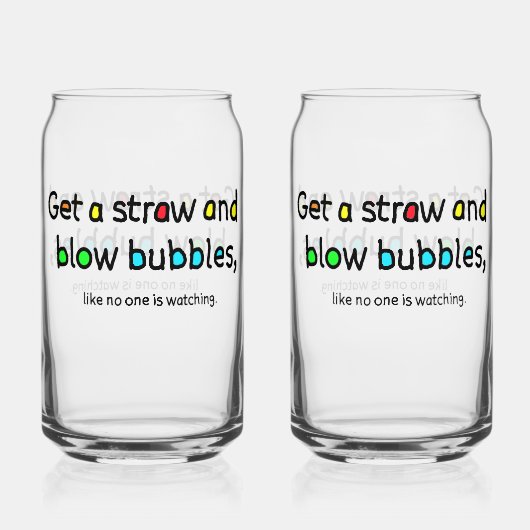 Blaas Bellen Glas (Voorkant)
