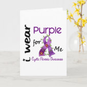 Blaas Bindweefselvermeerdering I Draage Paars voor Kaart (Gele Bloem)