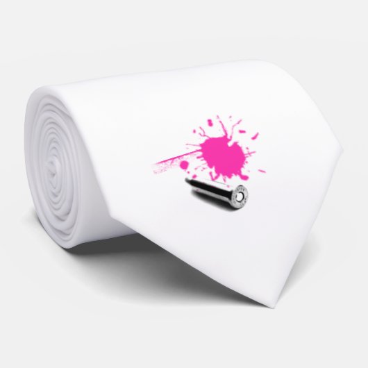 Blaas de kogel aan stropdas (Opgerold)