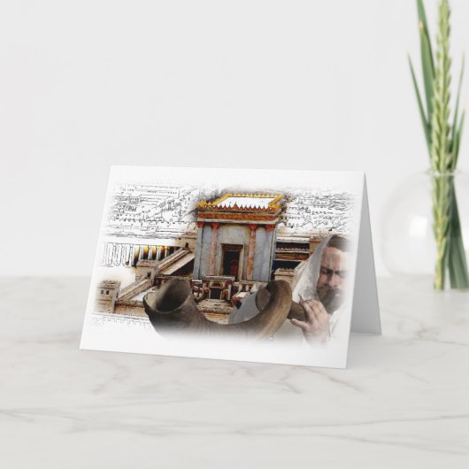 Blaas de Shofar in Zion Kaart (Voorkant)