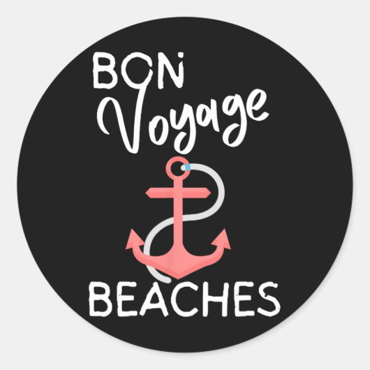 Blaas-end-reisbussen voor vrouwen ronde sticker (Voorkant)