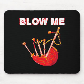 Blaas Grappige Schotse Doedelzak Plaid Sarcastisch Muismat
