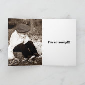 BLAAS HET - SORRY KAART (Binnen)