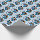 Blaas in sneeuw - oorspronkelijke foto cadeaupapier (Hoek)