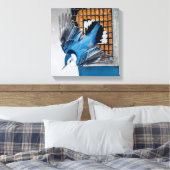 Blaas in sneeuw - oorspronkelijke foto canvas afdruk (Insitu (Slaapkamer))