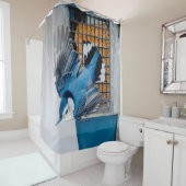 Blaas in sneeuw - oorspronkelijke foto douchegordijn (In situ)