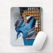 Blaas in sneeuw - oorspronkelijke foto muismat (Met muis)