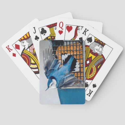 Blaas in sneeuw - oorspronkelijke foto pokerkaarten (Achterkant)