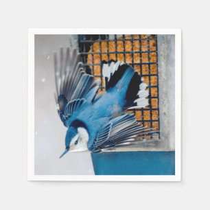 Blaas in sneeuw - oorspronkelijke foto servet