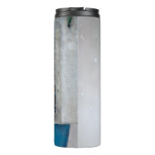 Blaas in sneeuw - oorspronkelijke foto thermosbeker (Achterkant)