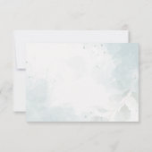 Blaas je papieren Baby shower pas op Bedankkaart (Achterkant)