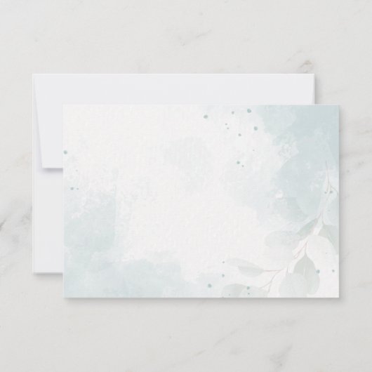 Blaas je papieren Baby shower pas op Bedankkaart (Achterkant)