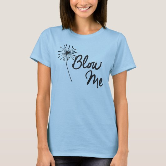 BLAAS ME DANDELION SHIRT (Voorkant)