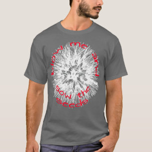 Blaas me en zaai de zaden paardenbloem folklore ci t-shirt