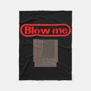Blaas Me Retro Videogame Oude School Gamer Fleece Deken