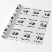 BLAAS ME VOOR GELUK CADEAUPAPIER (Uitgerold)