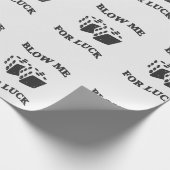BLAAS ME VOOR GELUK CADEAUPAPIER (Hoek)