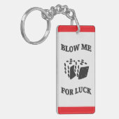 BLAAS ME VOOR GELUK SLEUTELHANGER (Voorkant Links)