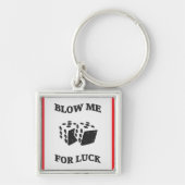 BLAAS ME VOOR GELUK SLEUTELHANGER (Voorkant)