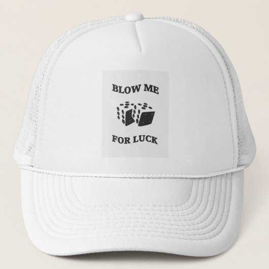 BLAAS ME VOOR GELUK TRUCKER PET (Voorkant)