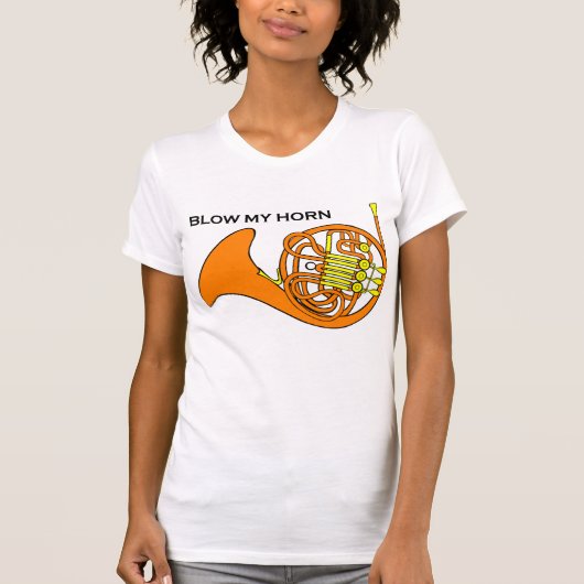 Blaas Mijn Hoorn Vrouwen T-shirt (Voorkant)