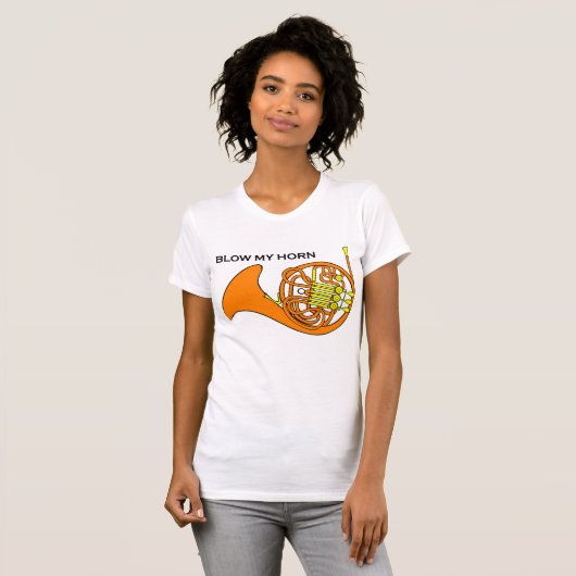 Blaas Mijn Hoorn Vrouwen T-shirt (Voorkant volledig)