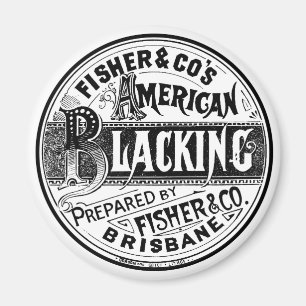  Blaas Pools Logo zwart-wit Magneet