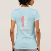 Blaas T-Shirt, dames aan de zijkant T-shirt (Achterkant)