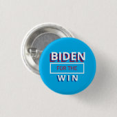 Blaas voor de Win - Licht Blauw Ronde Button 3,2 Cm (Voorkant /achterkant)