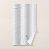 Blaas washanddoekset voor witte blauwe streep bad handdoek (Handdoek)