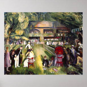 Blaasbalg - Tennis in Newport, fijne kunst, Poster
