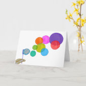 blaasbalken (regenboog) kaart (Gele Bloem)