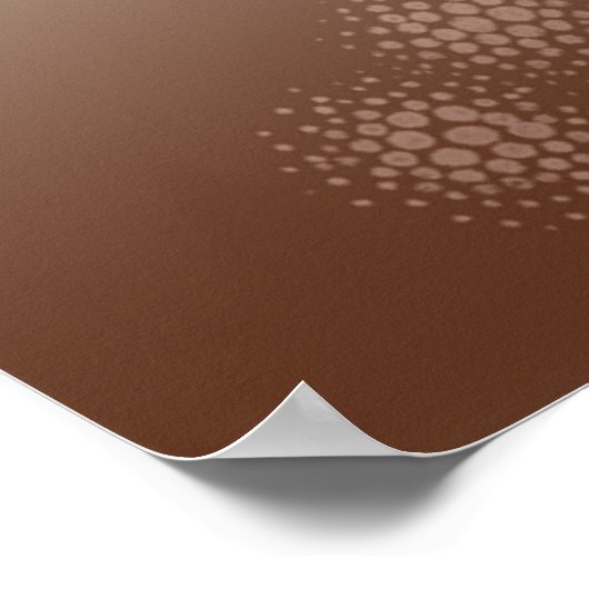 blaasbloemen roze en bruin poster (Hoek)